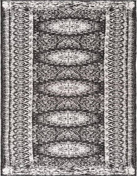 Detail image of 2' 7 x 12' Easy-Clean Traditional Indoor / Outdoor Runner Rug