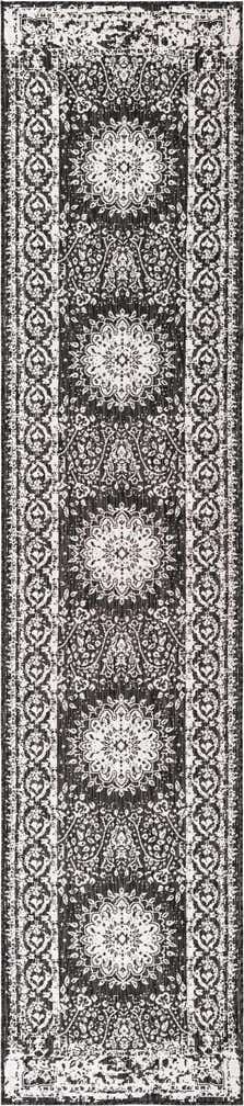 2' 7 x 12' Easy-Clean Traditional Indoor / Outdoor Runner Rug