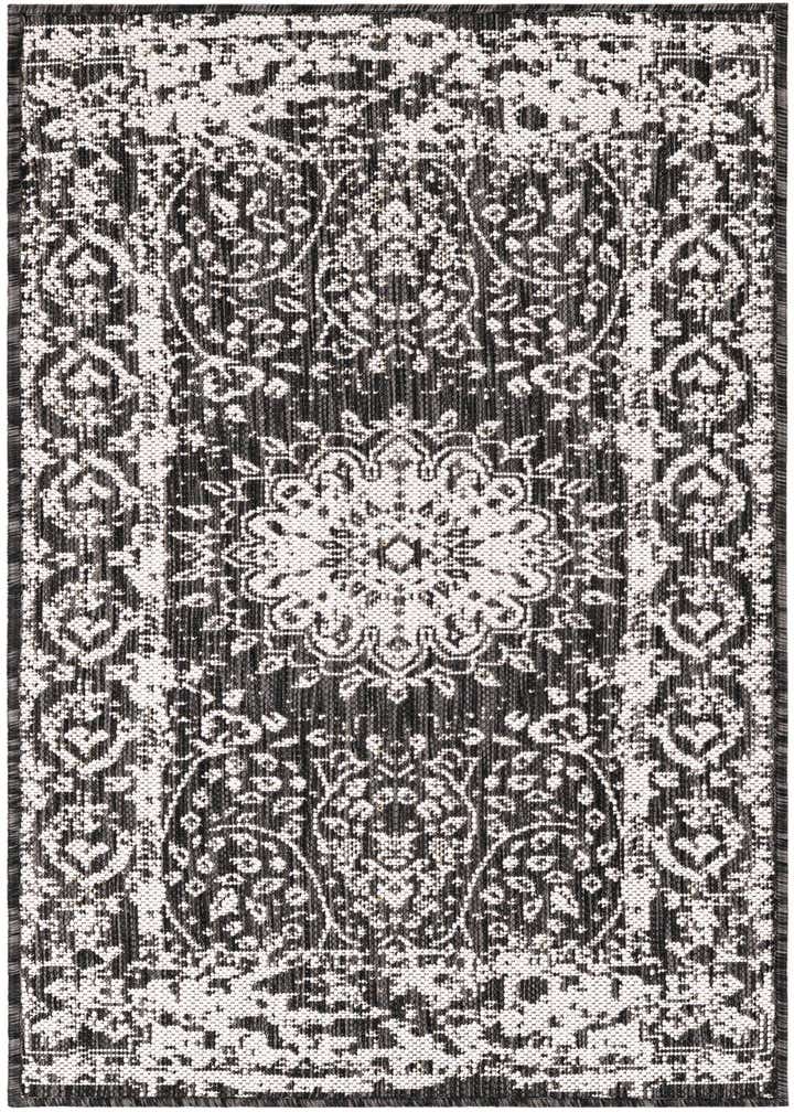 2' x 4' Easy-Clean Traditional Indoor / Outdoor Runner Rug