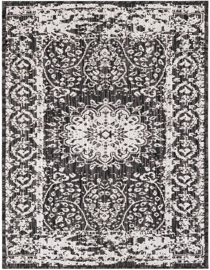 Detail image of 2' x 4' Easy-Clean Traditional Indoor / Outdoor Runner Rug