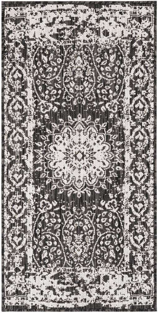 2' x 4' Easy-Clean Traditional Indoor / Outdoor Runner Rug