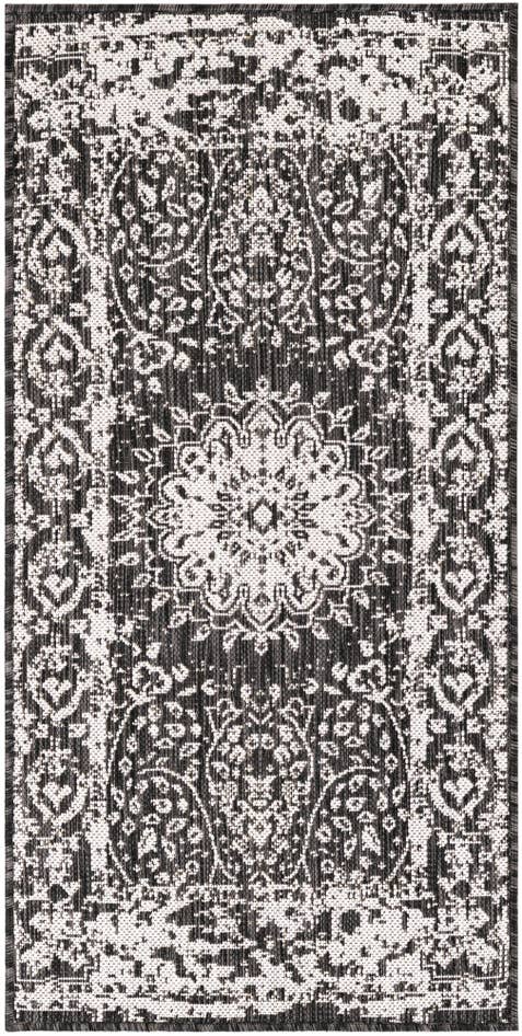Detail image of 2' x 4' Easy-Clean Traditional Indoor / Outdoor Runner Rug