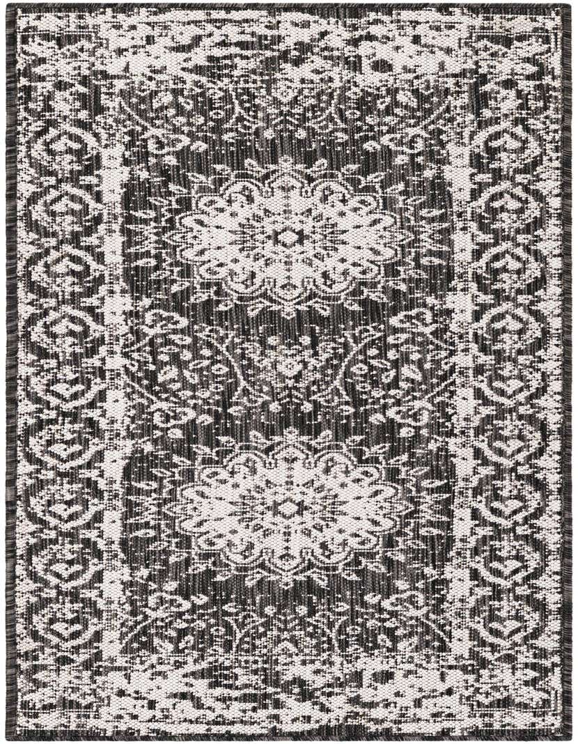 2' x 5' 3 Easy-Clean Traditional Indoor / Outdoor Runner Rug