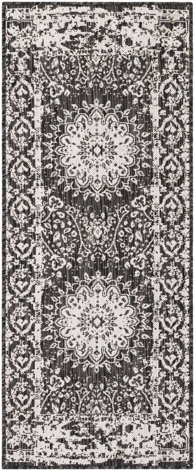 Detail image of 2' x 5' 3 Easy-Clean Traditional Indoor / Outdoor Runner Rug