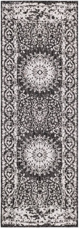 Detail image of 2' x 6' Easy-Clean Traditional Indoor / Outdoor Runner Rug