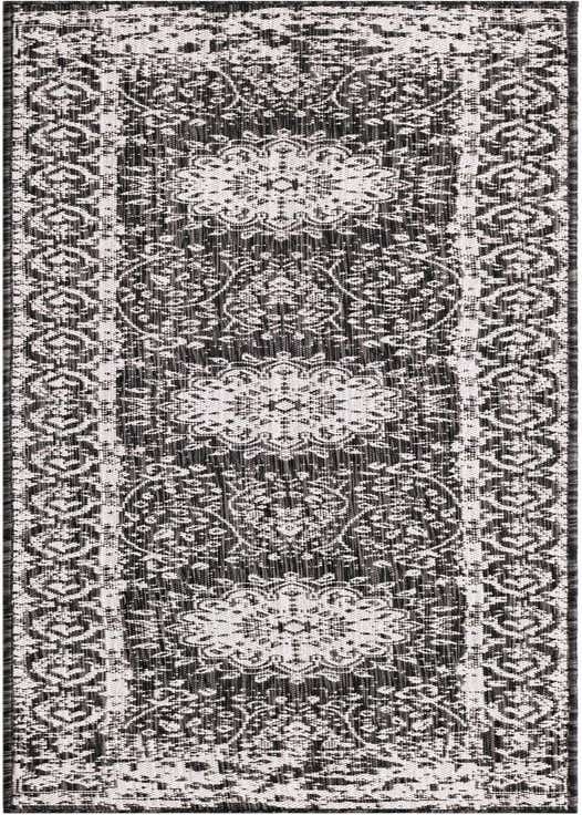 2' x 8' Easy-Clean Traditional Indoor / Outdoor Runner Rug