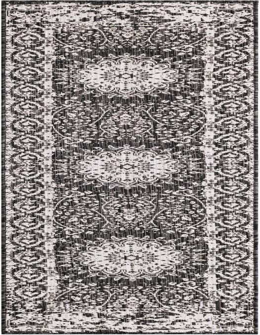 2' x 8' Easy-Clean Traditional Indoor / Outdoor Runner Rug