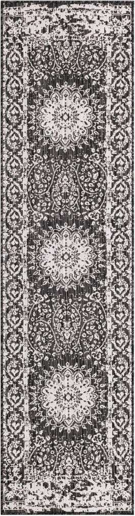 2' x 8' Easy-Clean Traditional Indoor / Outdoor Runner Rug