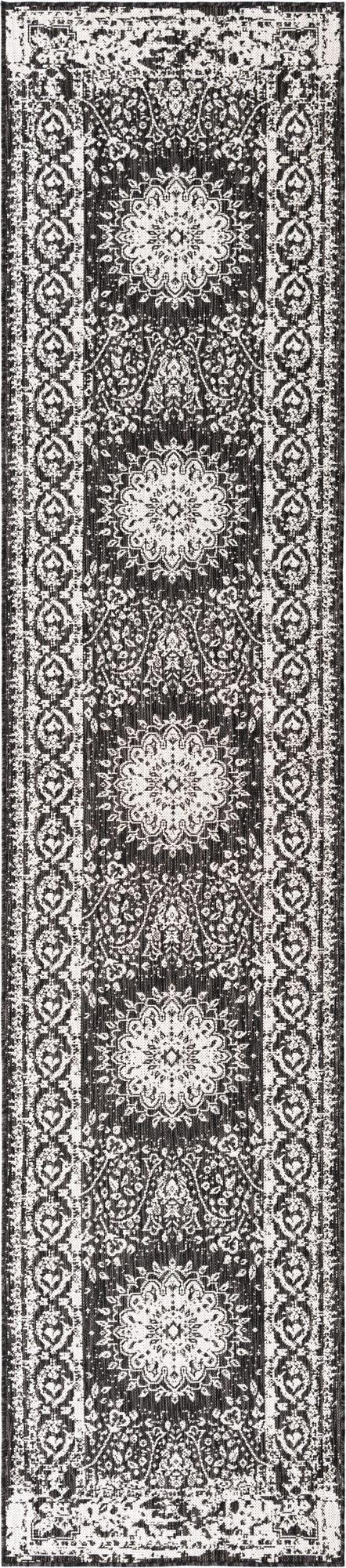 2' 7 x 12'  Washable Traditional Indoor / Outdoor Runner Rug