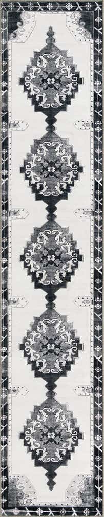 2' 6 x 12' Washable Timeless Runner Rug