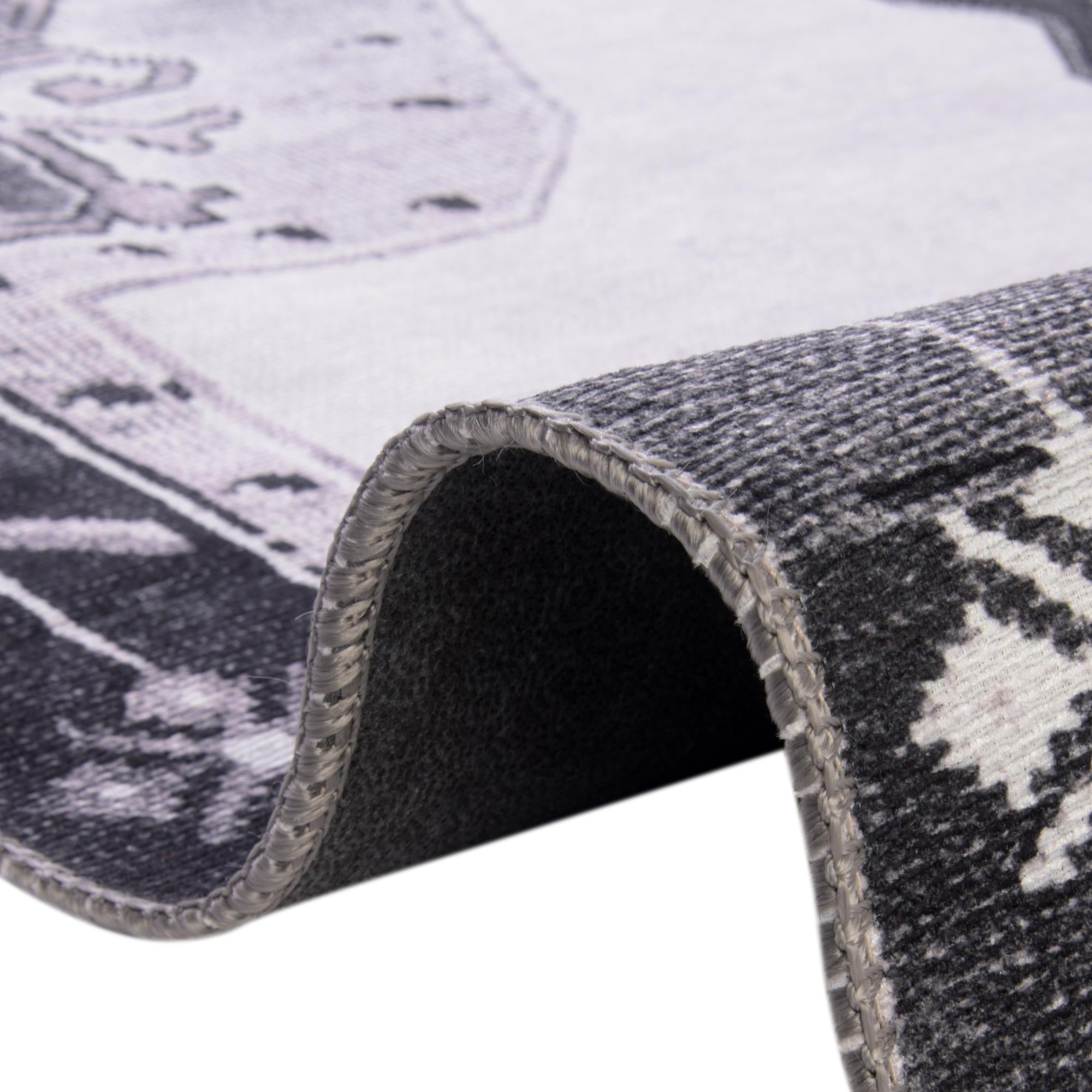 2' 6 x 12' Washable Timeless Runner Rug
