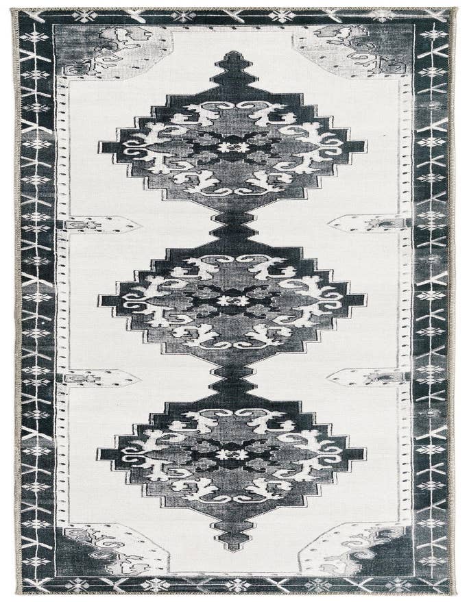 Detail image of 2' x 6' Washable Timeless Runner Rug