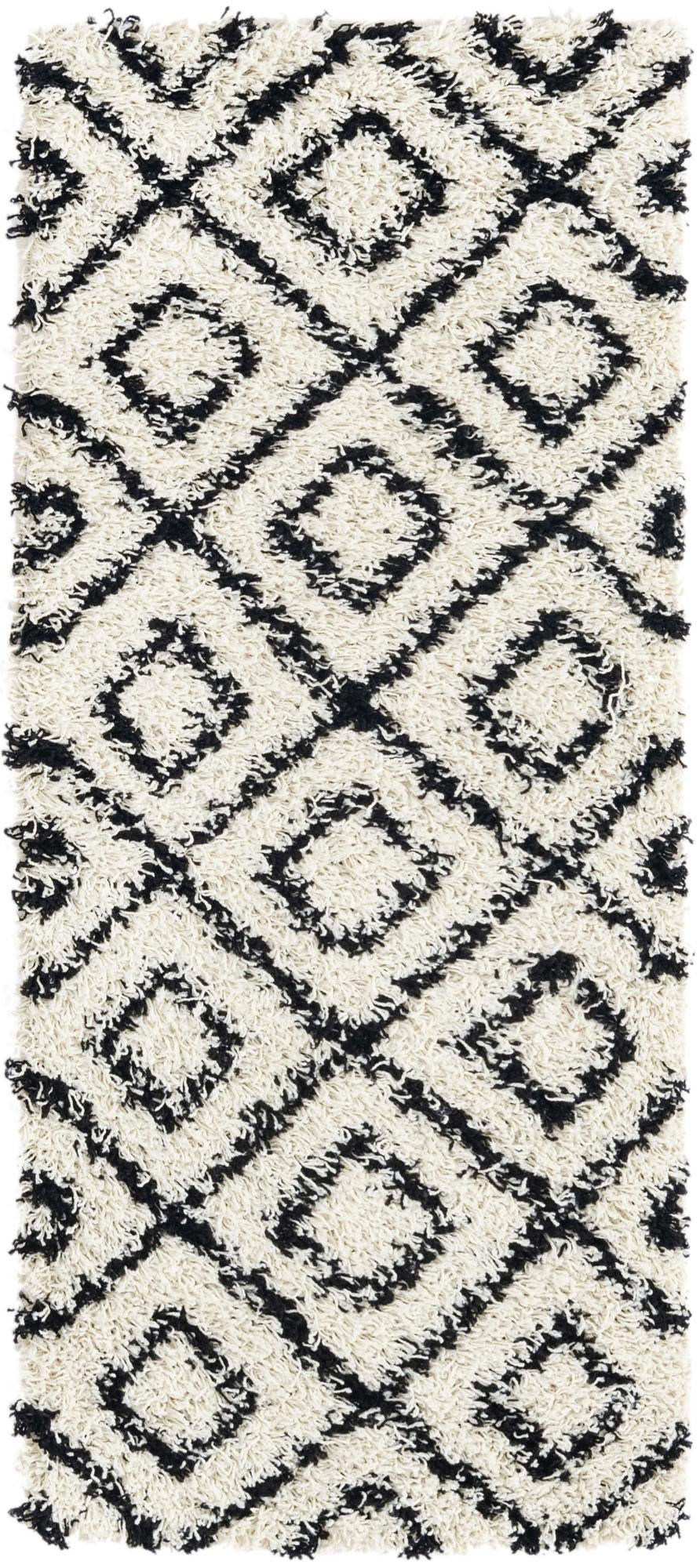 2' x 5' Trellis Shag Runner Rug