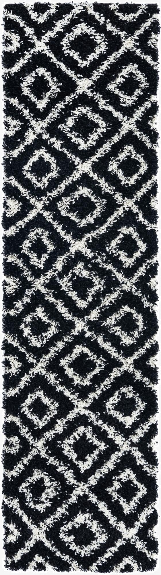 Primary image 2' x 8' Trellis Shag Runner Rug