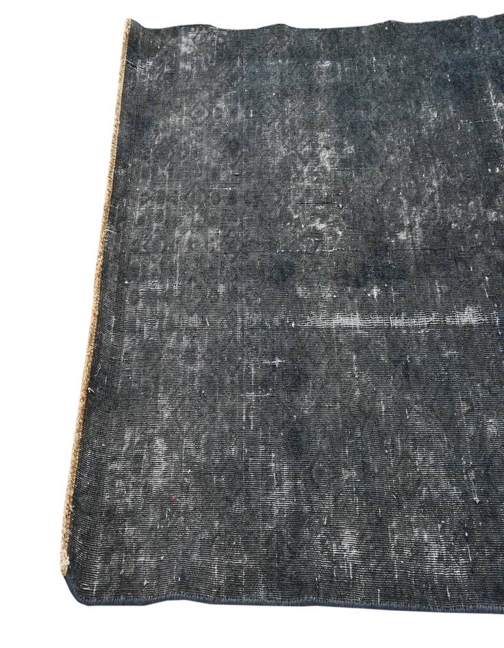 Detail image of 3' 9 x 7' 10  Hand Knotted Ultra Vintage Persian Wool Runner Rug