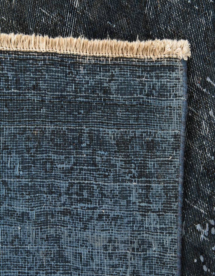 Detail image of 3' 9 x 7' 10  Hand Knotted Ultra Vintage Persian Wool Runner Rug