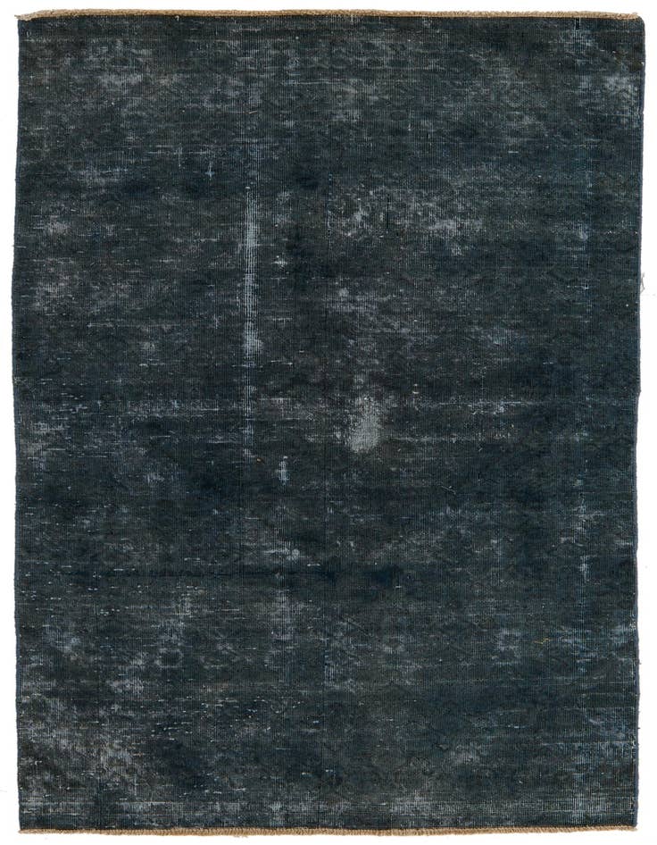 Detail image of 3' 9 x 7' 10 Hand Knotted Ultra Vintage Persian Wool Runner Rug