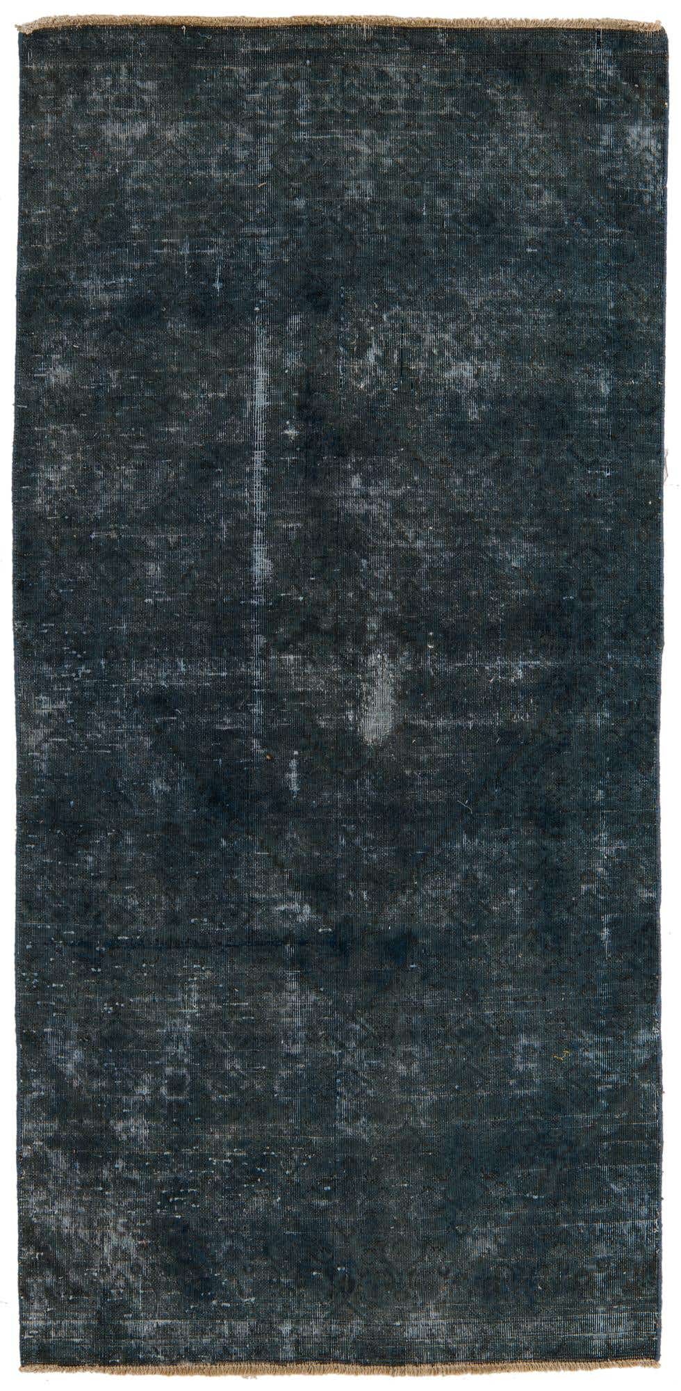 3' 9 x 7' 10 Hand Knotted Ultra Vintage Persian Wool Runner Rug