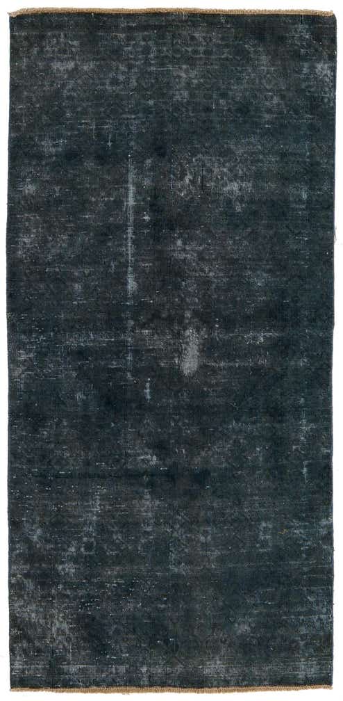 3' 9 x 7' 10 Hand Knotted Ultra Vintage Persian Wool Runner Rug