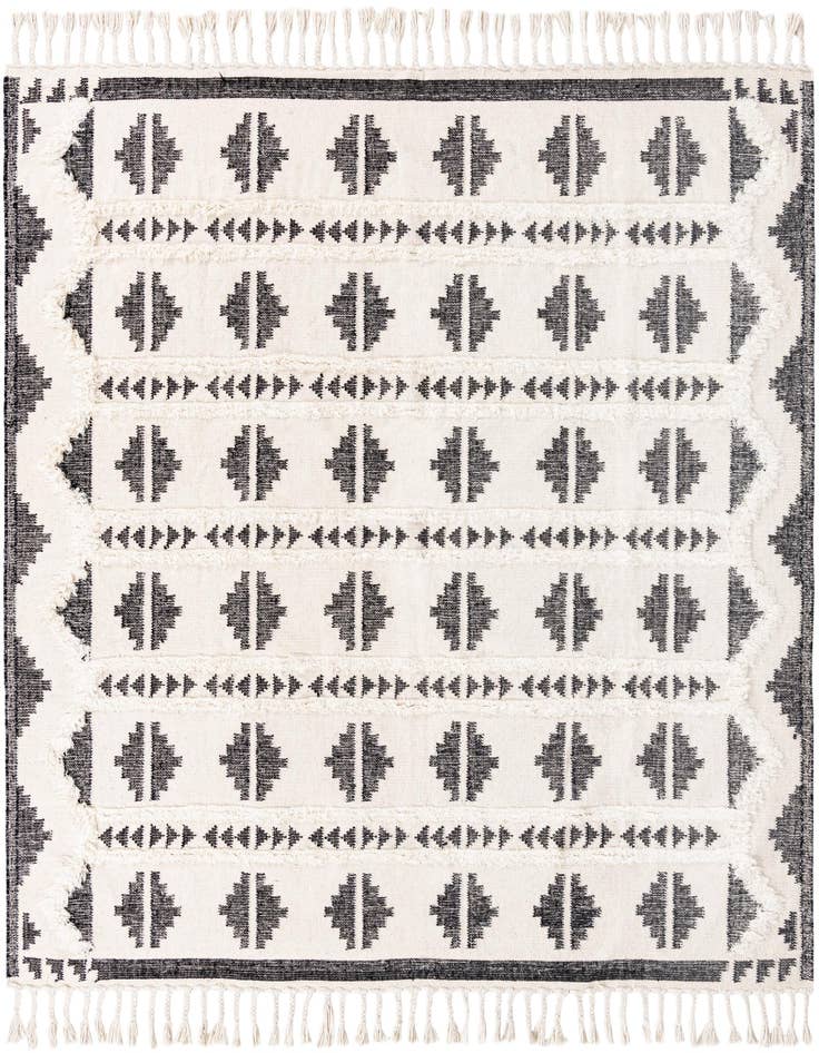 Detail image of 10' x 10' Hand Woven Arizona Wool Square Rug