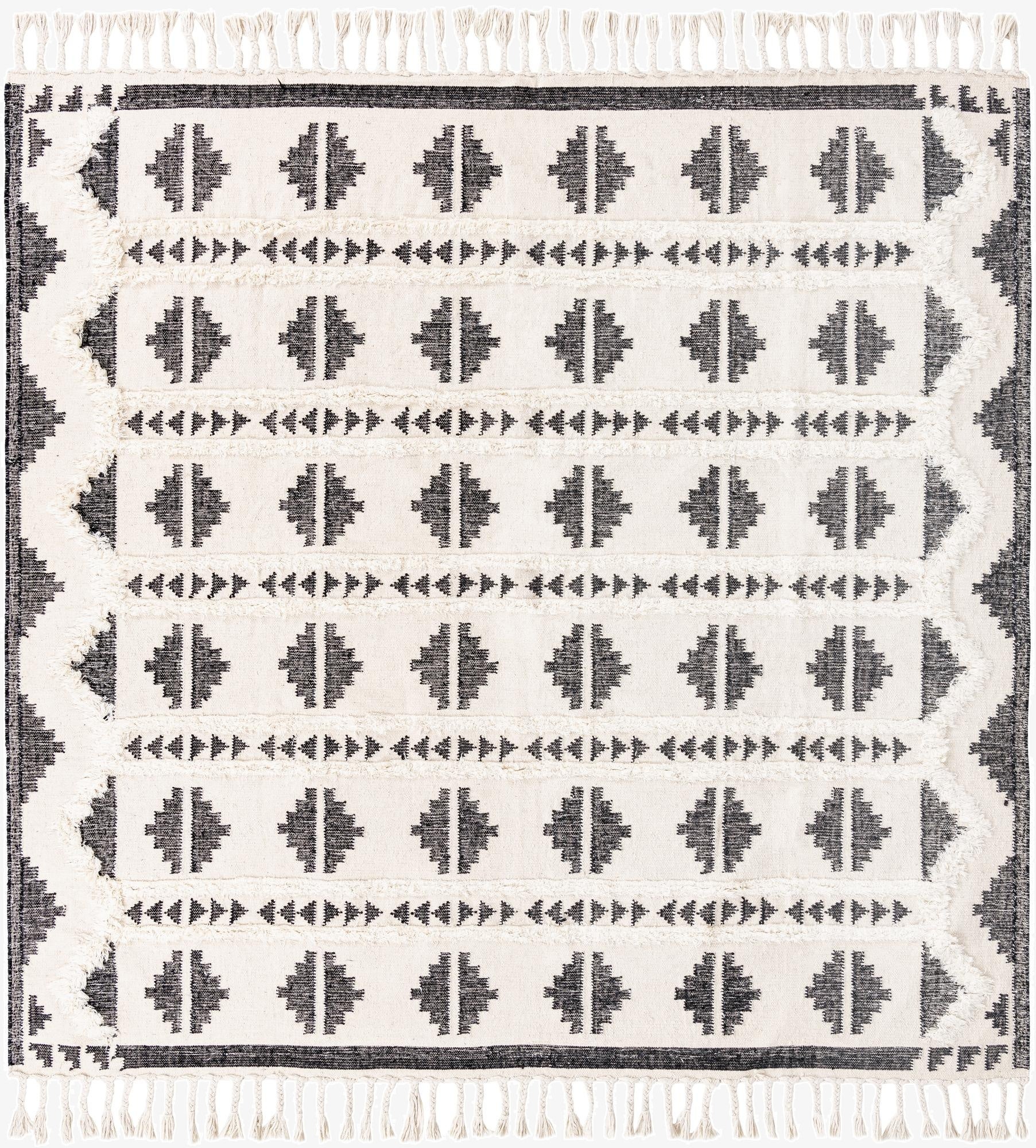 10' x 10'  Hand Woven Arizona Wool Square Rug