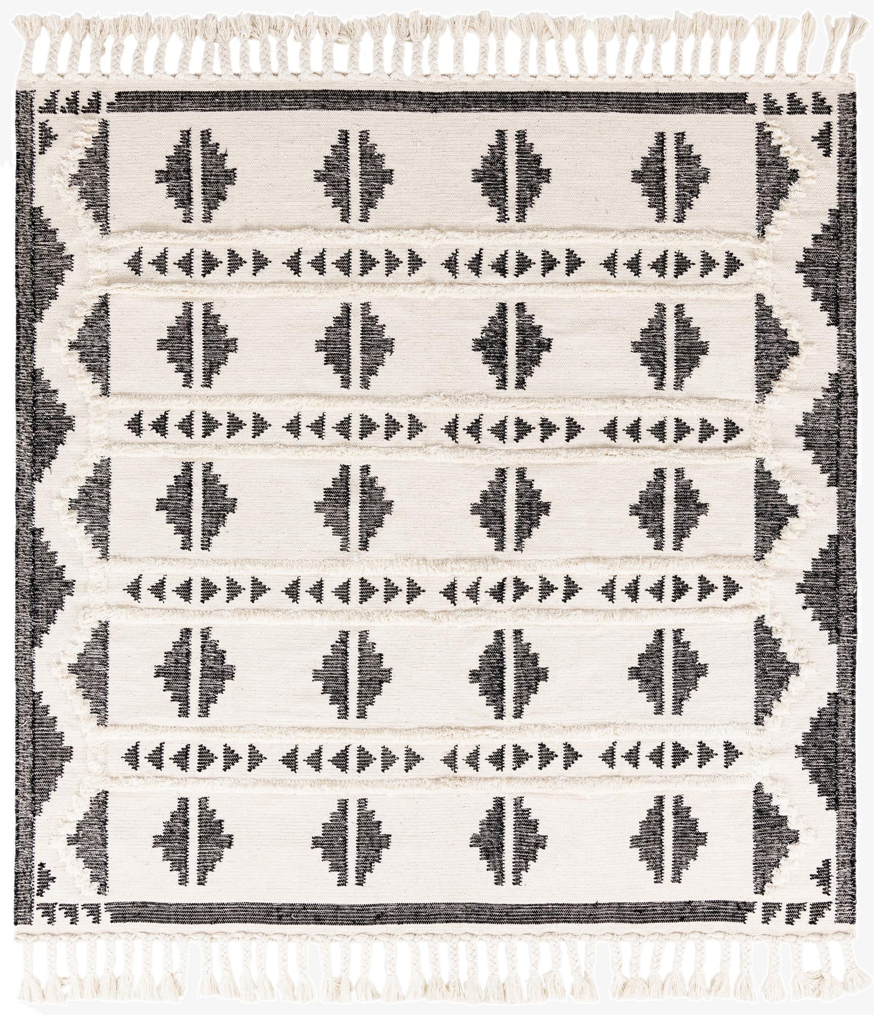 8' x 8'  Hand Woven Arizona Wool Square Rug