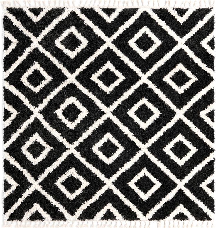 Detail image of 7' 10 x 7' 10 Athena Shag Square Rug