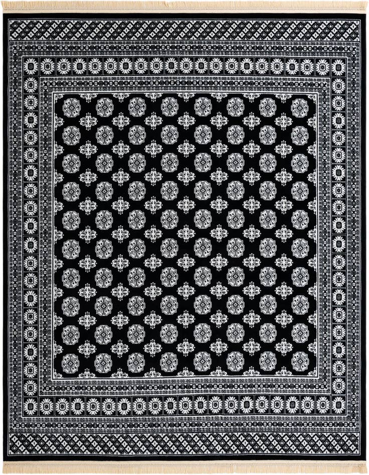 Detail image of 10' x 10' Bokhara Square Rug