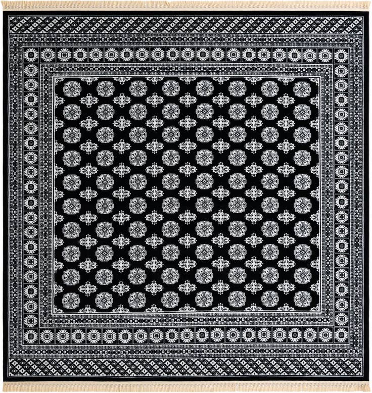 Detail image of 10' x 10' Bokhara Square Rug