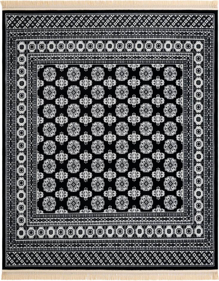 Detail image of 7' 10 x 7' 10 Bokhara Square Rug