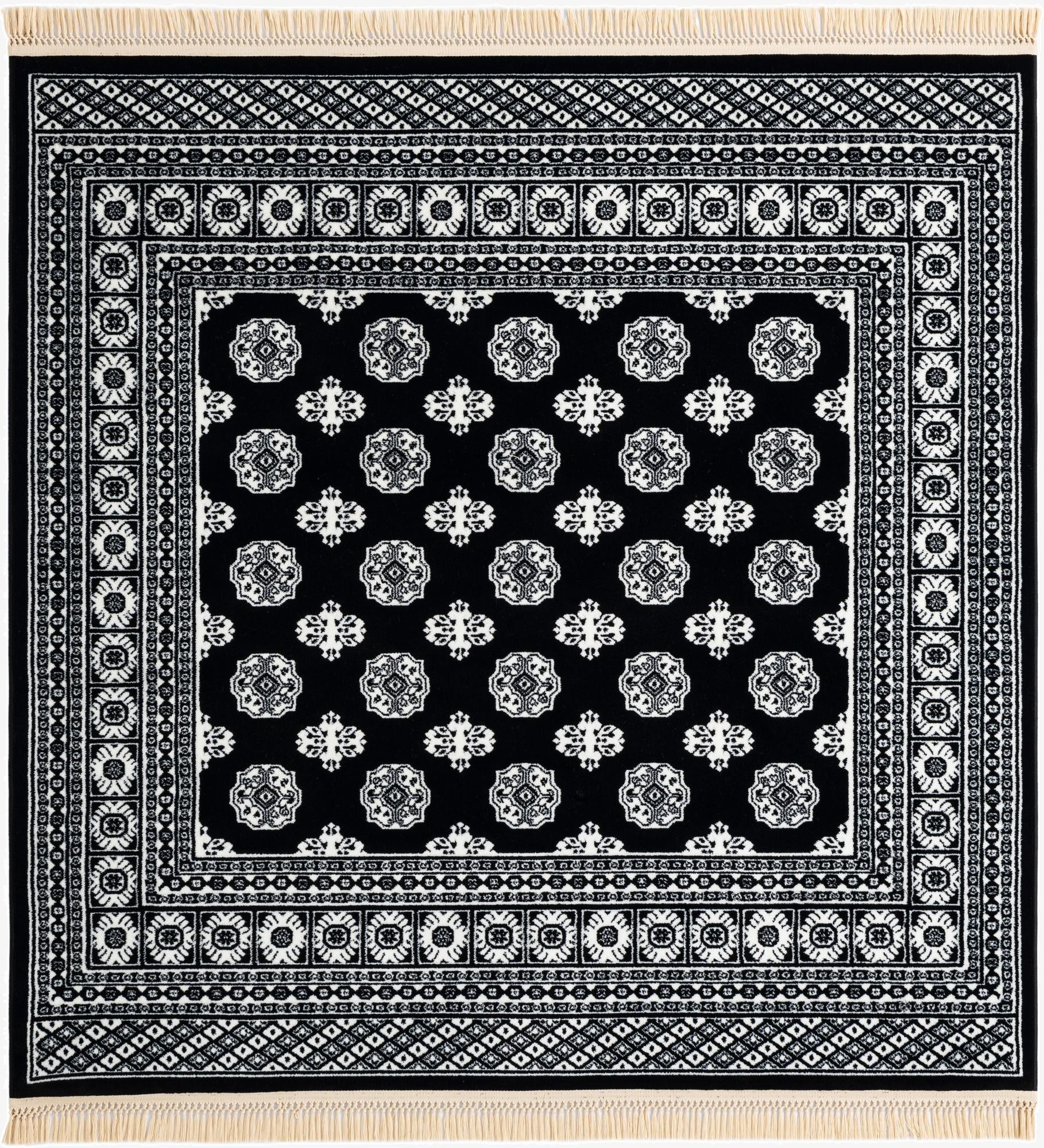 6' x 6' Bokhara Square Rug