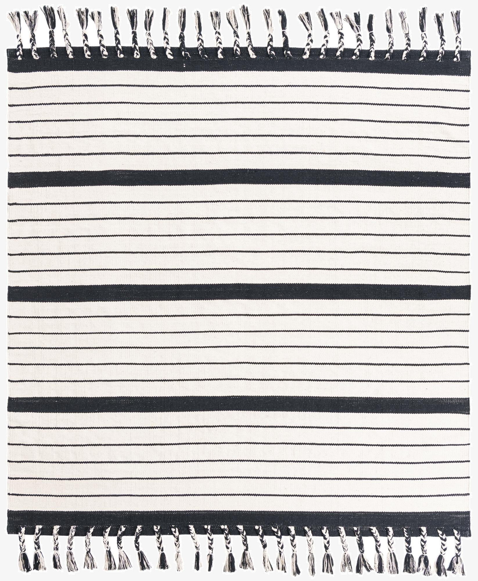 7' 1 x 7' 1  Hand Woven Chindi Cotton Square Rug