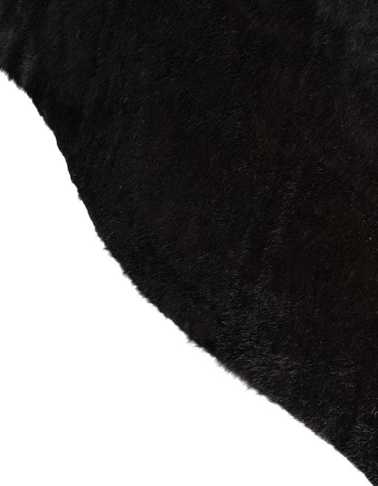 Detail image of 4' 10 x 4' 10 Cowhide Leather Square Rug