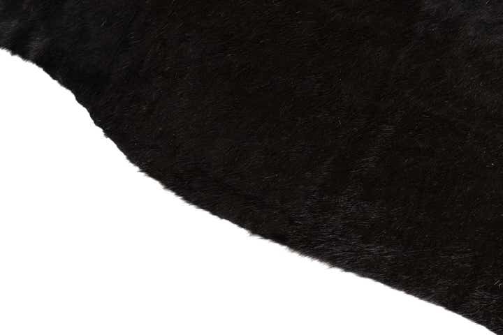 4' 10 x 4' 10 Cowhide Leather Square Rug