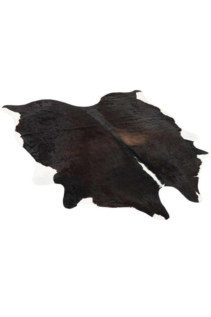 6' x 6' 2 Cowhide Leather Square Rug