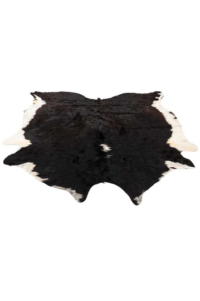 6' 10 x 7' Cowhide Leather Square Rug