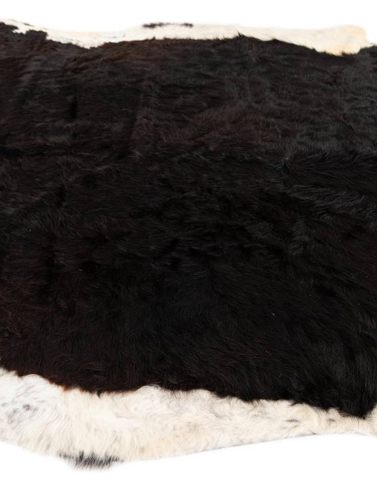Detail image of 6' 10 x 7' Cowhide Leather Square Rug