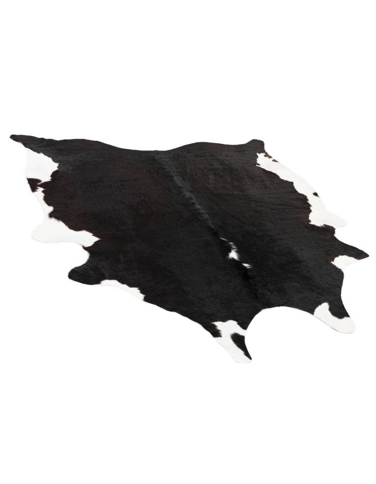 Detail image of 6' 5 x 6' 8 Cowhide Leather Square Rug