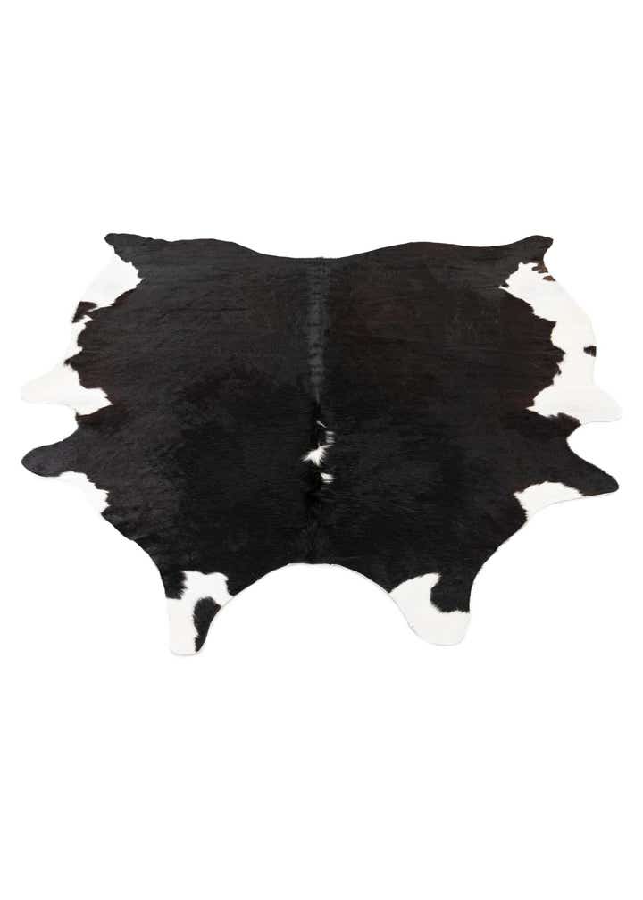 6' 5 x 6' 8 Cowhide Leather Square Rug