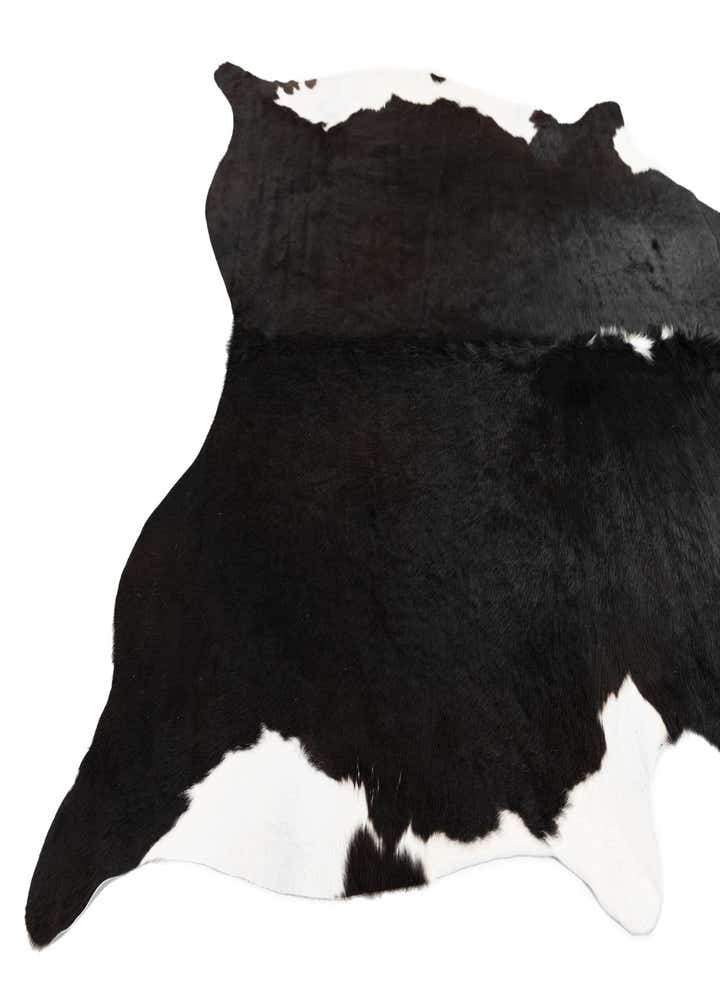 6' 5 x 6' 8 Cowhide Leather Square Rug