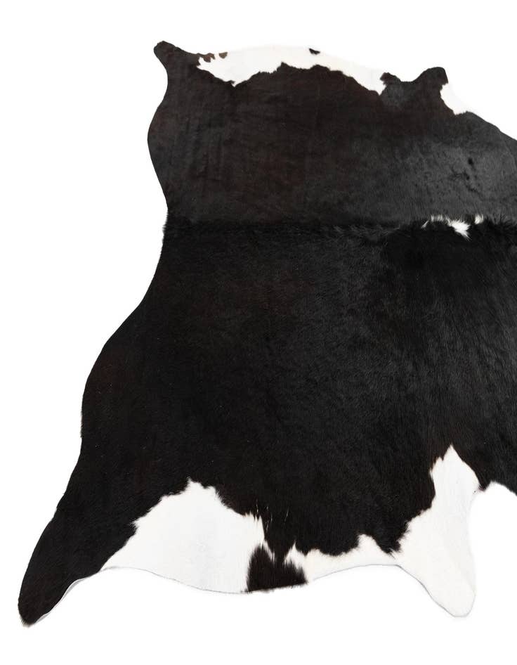 Detail image of 6' 5 x 6' 8 Cowhide Leather Square Rug