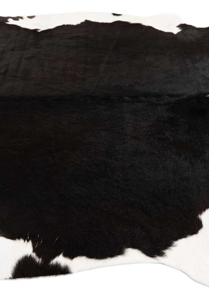 6' 5 x 6' 8 Cowhide Leather Square Rug