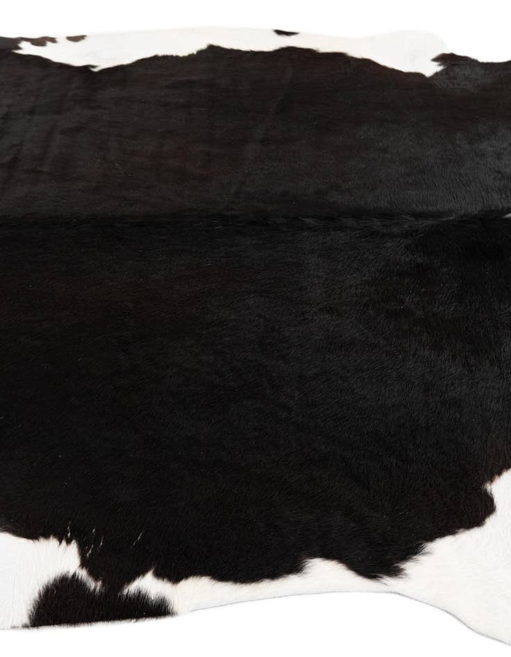 Detail image of 6' 5 x 6' 8 Cowhide Leather Square Rug