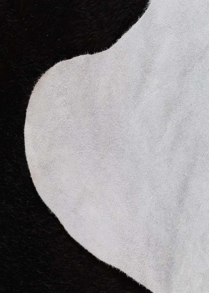 6' 5 x 6' 8 Cowhide Leather Square Rug