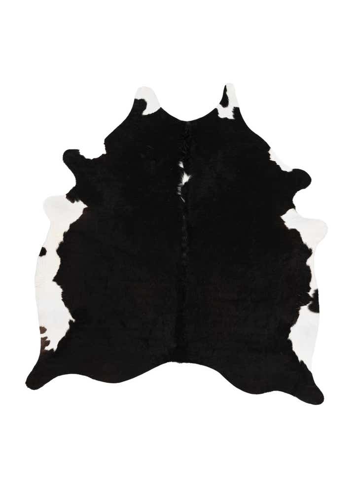 6' 5 x 6' 8 Cowhide Leather Square Rug