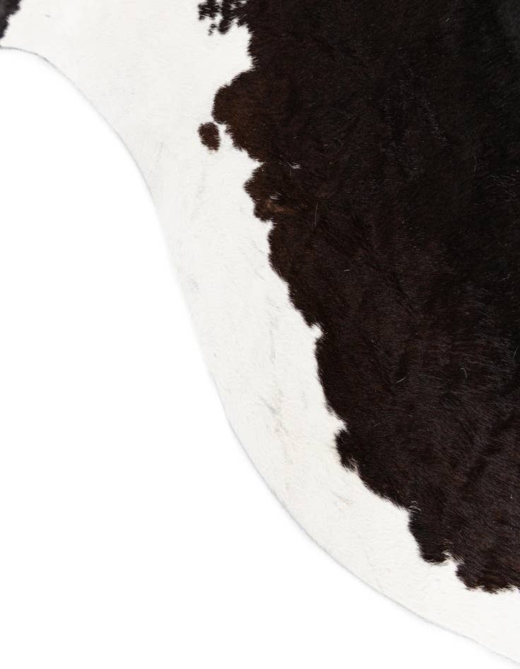 Detail image of 5' 11 x 6' 4 Cowhide Leather Square Rug