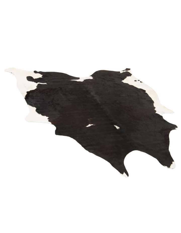 6' 5 x 6' 8 Cowhide Leather Square Rug