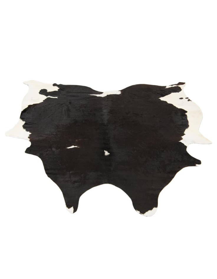 Detail image of 6' 5 x 6' 8 Cowhide Leather Square Rug
