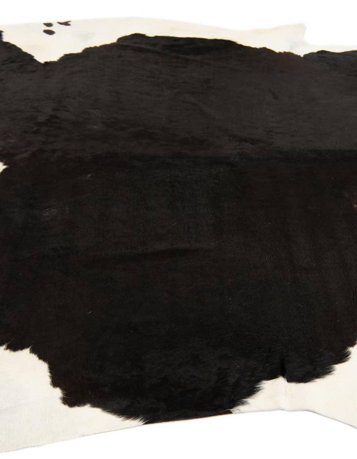 Detail image of 6' 5 x 6' 8 Cowhide Leather Square Rug