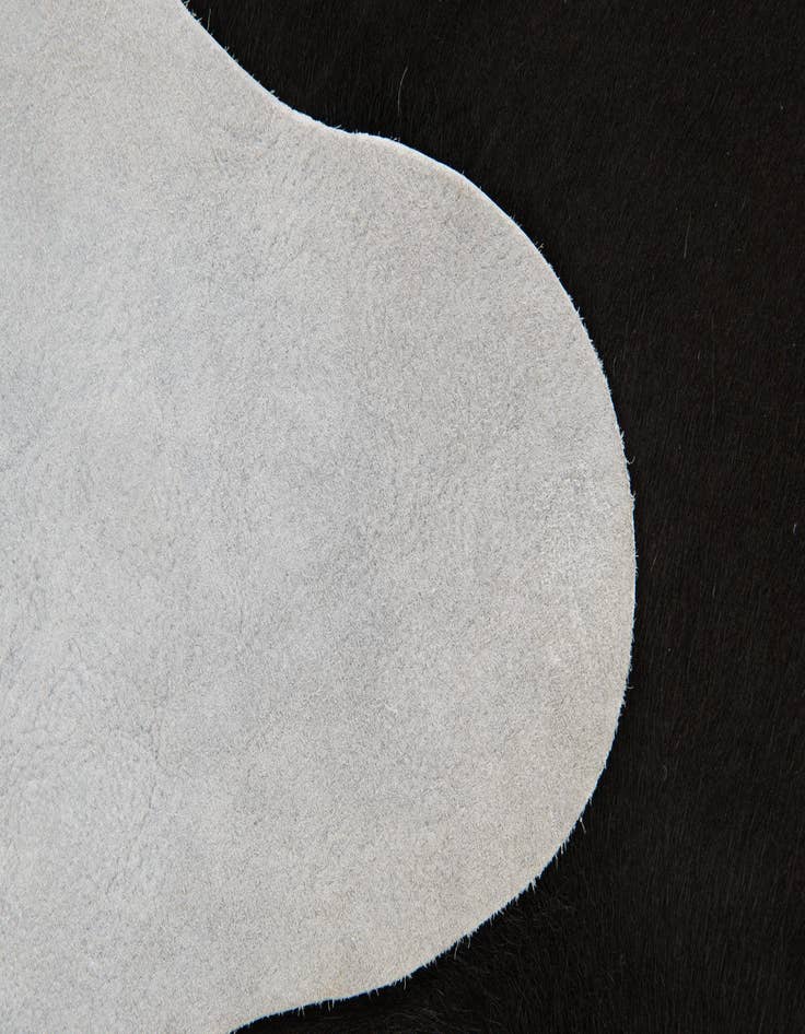 Detail image of 6' 5 x 6' 8 Cowhide Leather Square Rug